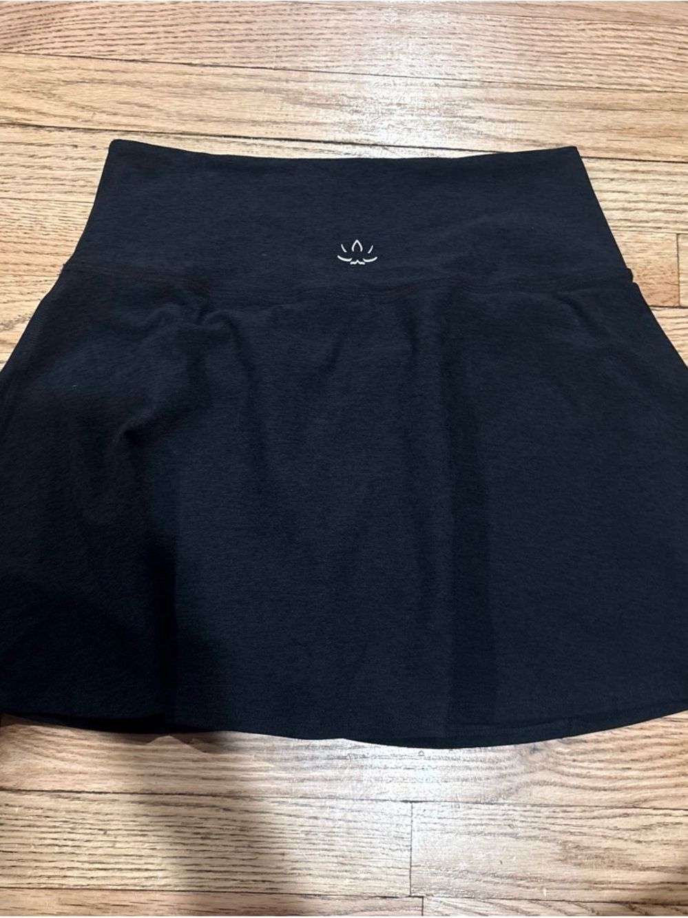 Beyond yoga black space dye skirt skort medium
